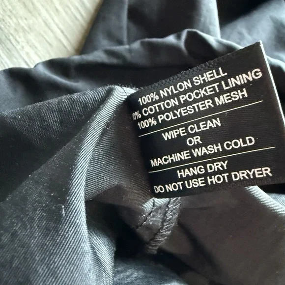 American Giant Black Windbreaker Jacket - Picture 9 of 9